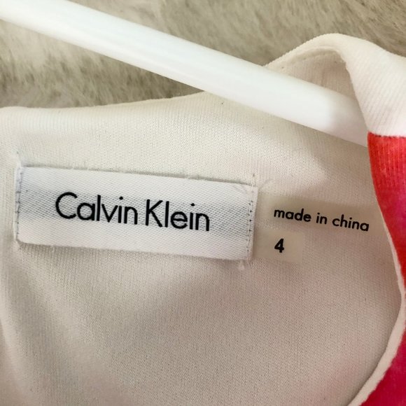 Calvin Klein Scuba Floral Dress Size: 4 - Picture 5 of 6